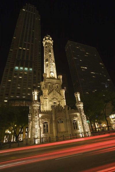Illinois, Chicago Water Tower on Michigan Avenue